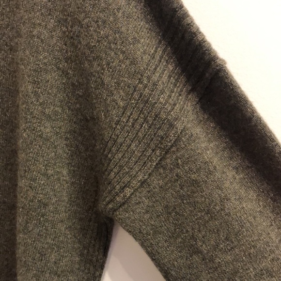 AllSaints Tara Military Green Cashmere Blend Sweater - Picture 5 of 12